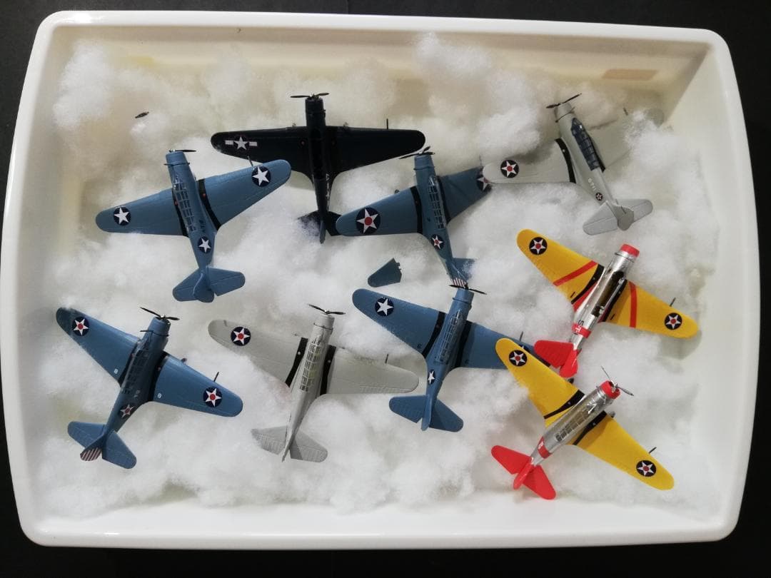 Myichan　５点セット　エフトイズ　戦闘機　ゼロ戦　零銭