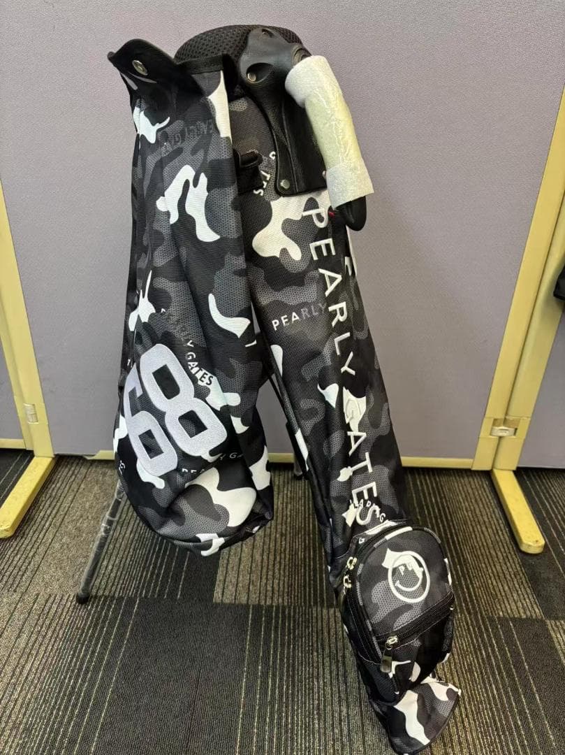 PEARLY GATES セルフスタンドバッグ/迷彩