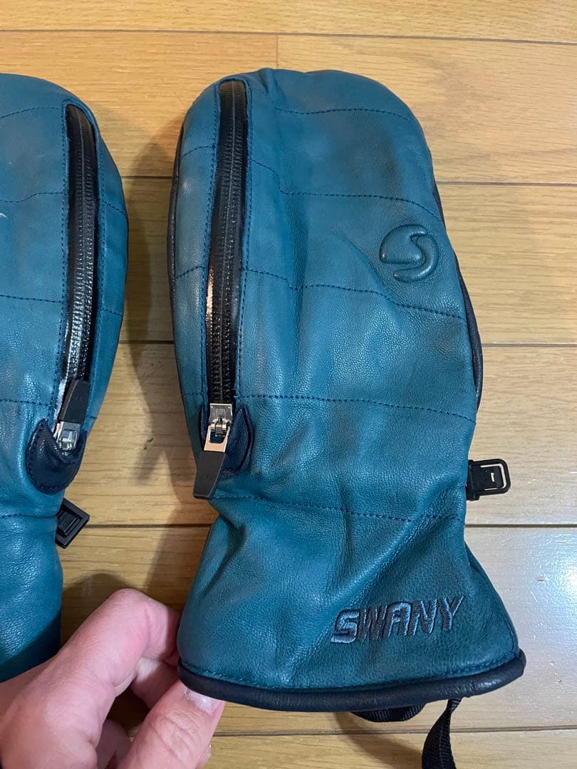 スワニー　スキー　スノーボード　レザーグローブ　swanny メンズM