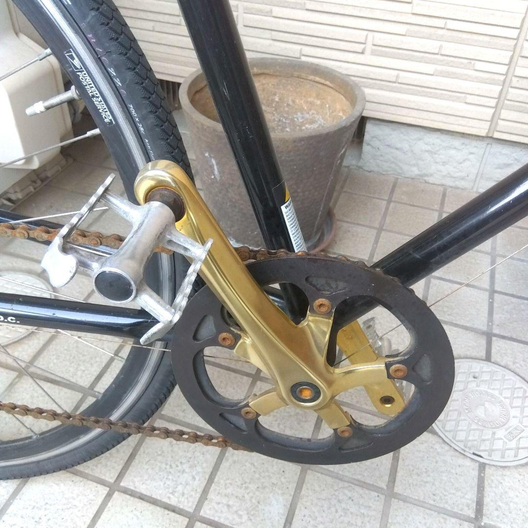 引取限定　クロスバイク アルミフレーム ブラック