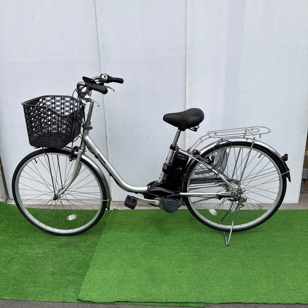 Panasonicパナソニック電動アシスト自転車26インチ8.9Ahシルバー2