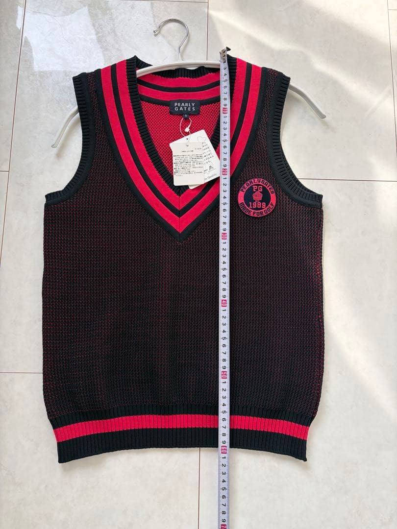 未使用タグ付　パーリーゲイツ ベスト　レディース 0