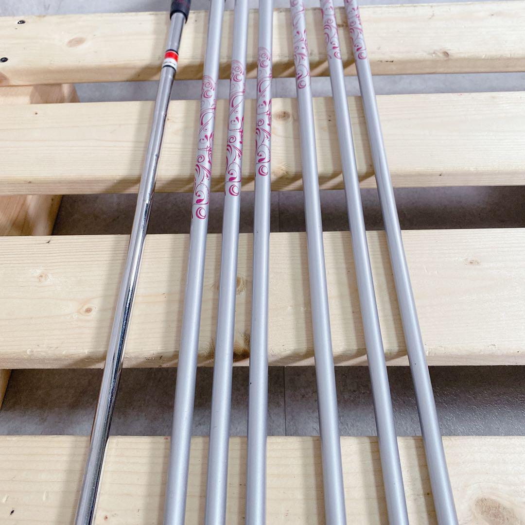 X840 TOP FLITE レディース ゴルフ クラブ ハーフ セット ピンク