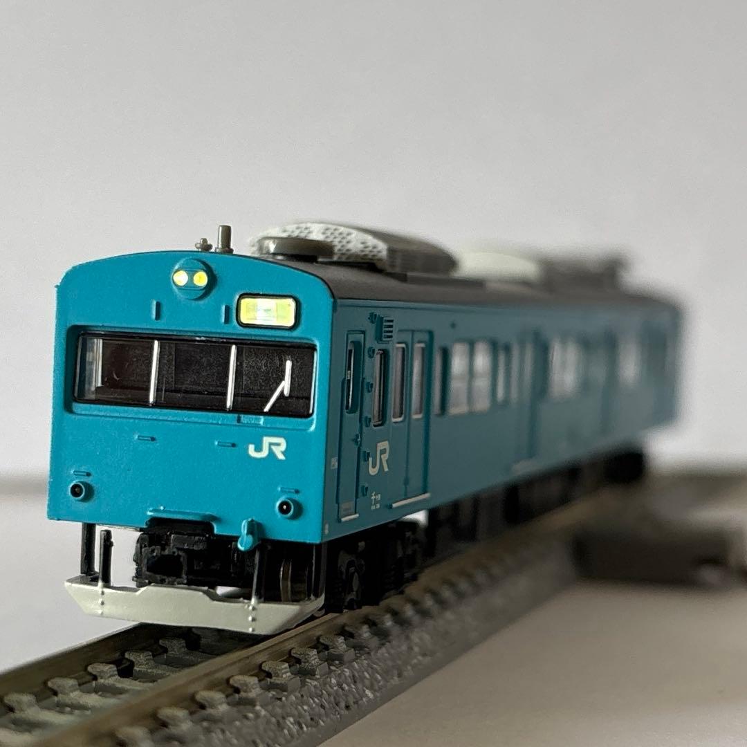 マイクロエース　103系 分散冷房車・スカイブルー京葉線付属編成タイプ4両セット