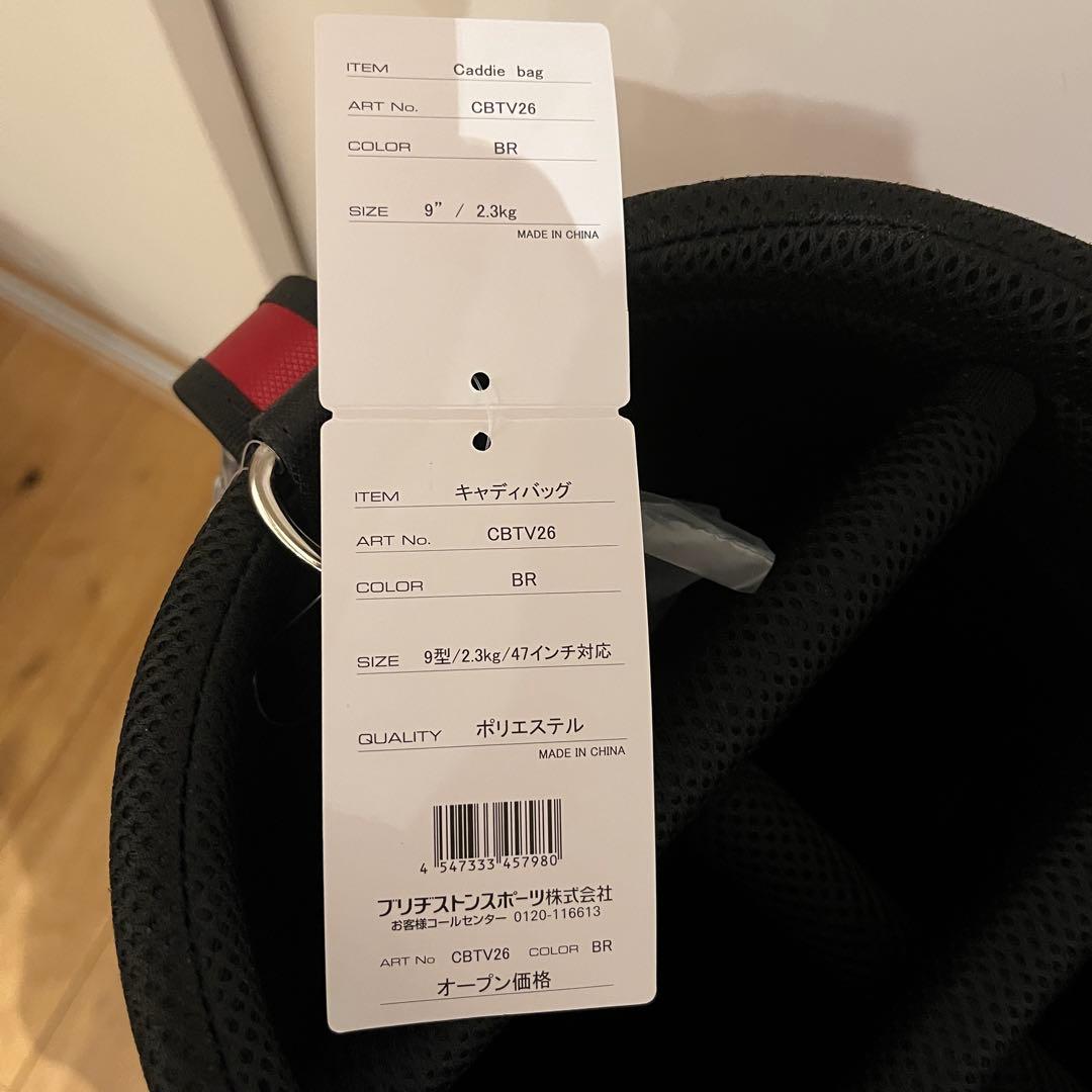 【未使用品】TourStage キャディバッグ 赤黒