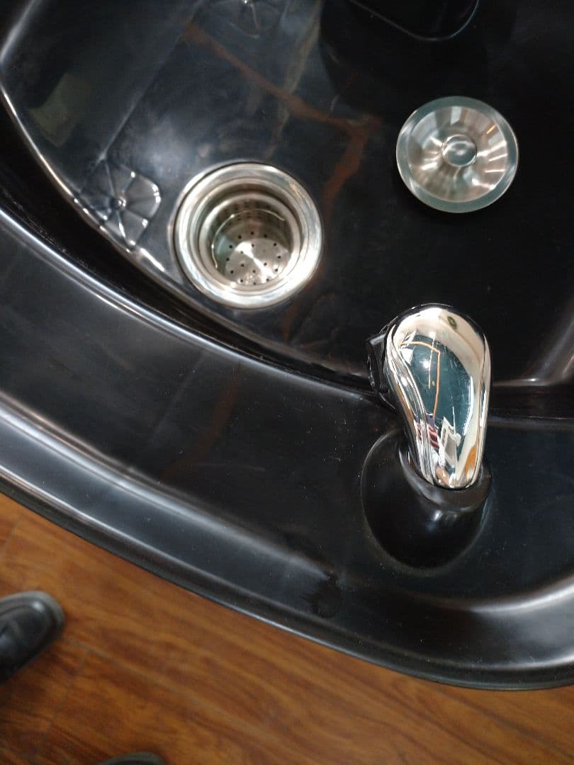 移動式シャンプー台「らくらくキャリーシャンプーII」+チェア　神戸、引取り限定