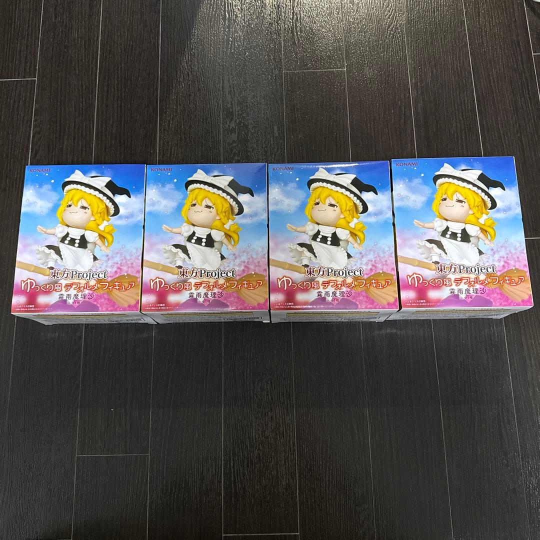 東方Project ゆっくり風 デフォルメフィギュア 霧雨魔理沙&博麗霊夢 8箱