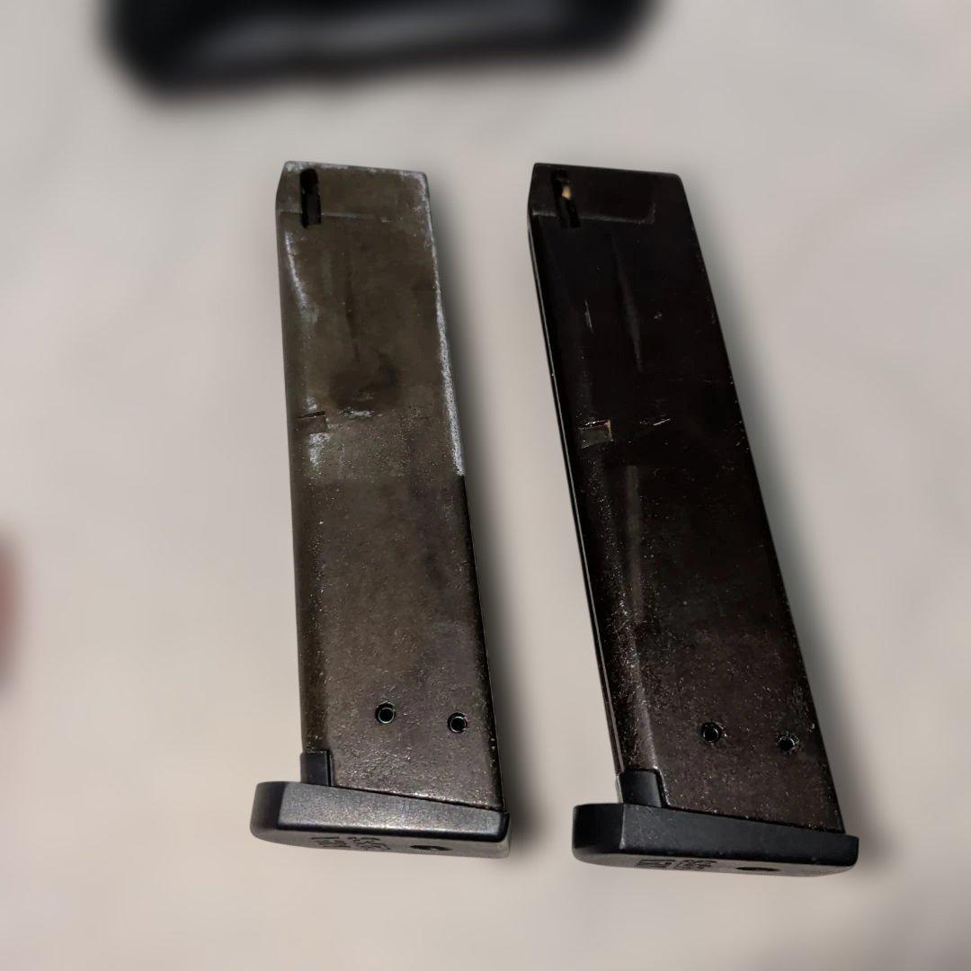 WA ベレッタM92FS　固定スライドガスガン　マガジン多数　ポーチ付き