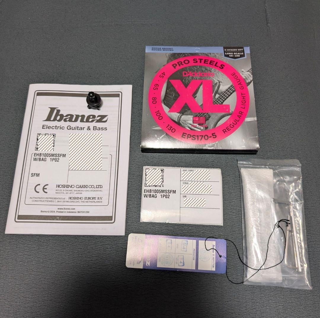 ヘッドレスベース Ibanez EHB1005MS（新品購入３ヶ月以内）