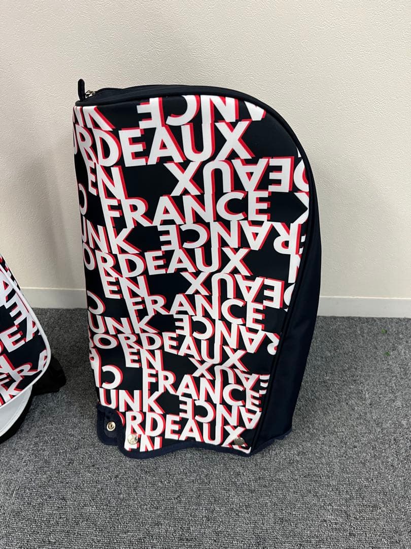 【新品】クランク ゴルフ キャディバッグ スタンド式 7型 軽量 撥水 NVY