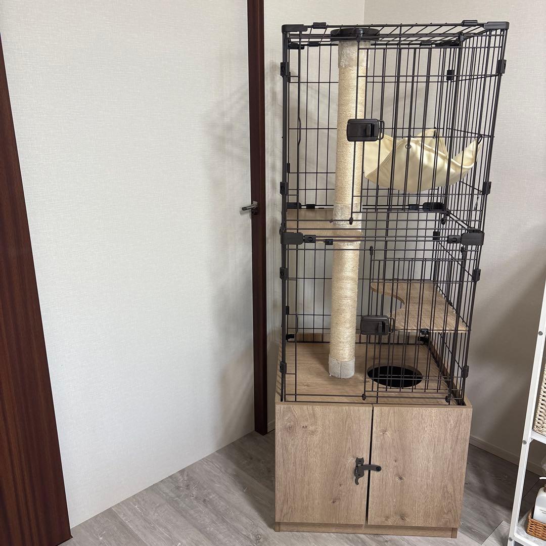 大型キャットケージ 木製・金属製