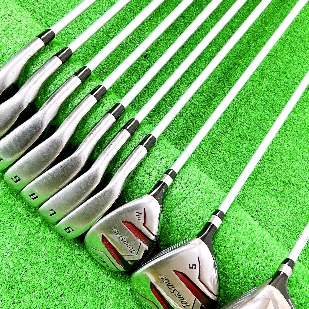 大人気　ブリヂストン　ツアーステージV002 ゴルフクラブ　10本セット　R