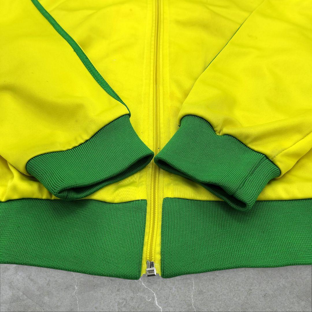 アディダス ブラジル代表 トラックジャケット XL イエロー トレフォイル刺繍