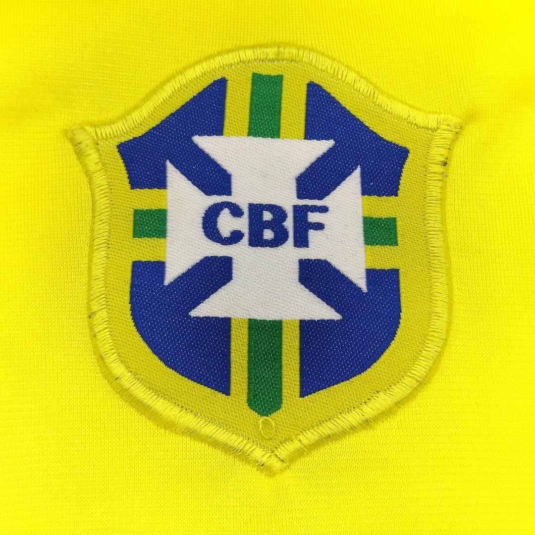 アディダス ブラジル代表 トラックジャケット XL イエロー トレフォイル刺繍