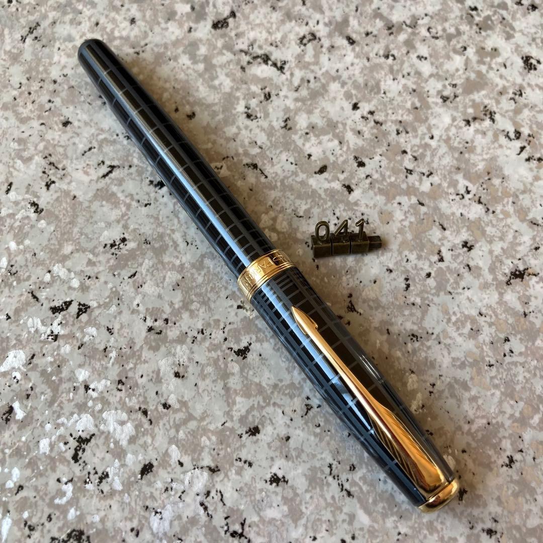 #041 未使用品 万年筆 パーカー SONNET 18k