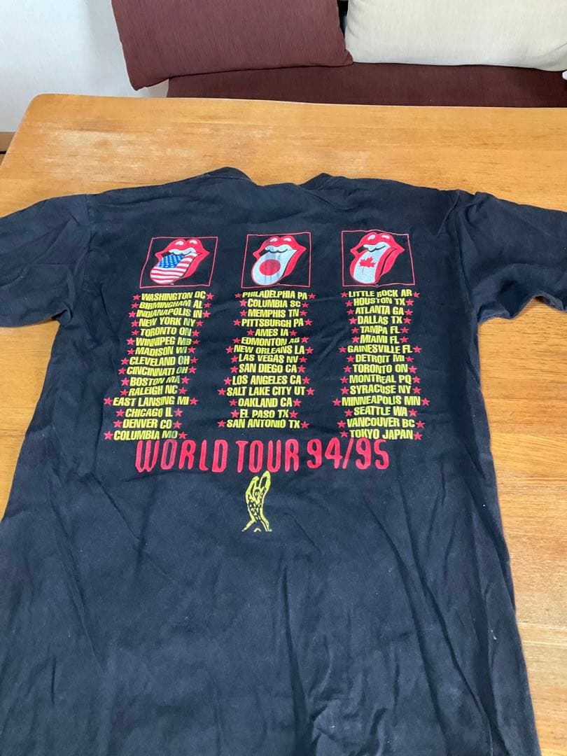 ローリング・ストーンズ 94/95ワールドツアーTシャツ