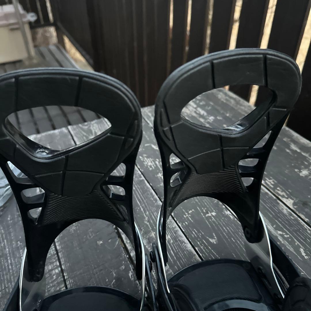 LIEW様JOYRIDE スノーボード ビンディング アルミヒールカップ 黒