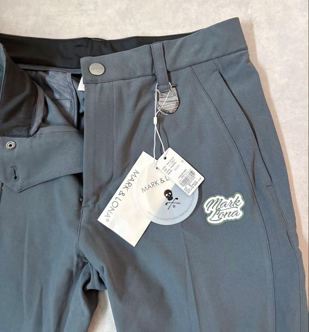 新品 ★ MARK&LONA ボトムス スエード マーク&ロナ グレー 正規品