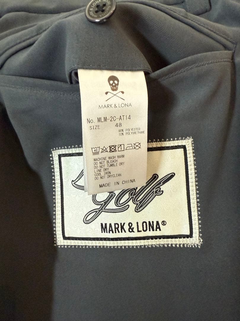 新品 ★ MARK&LONA ボトムス スエード マーク&ロナ グレー 正規品