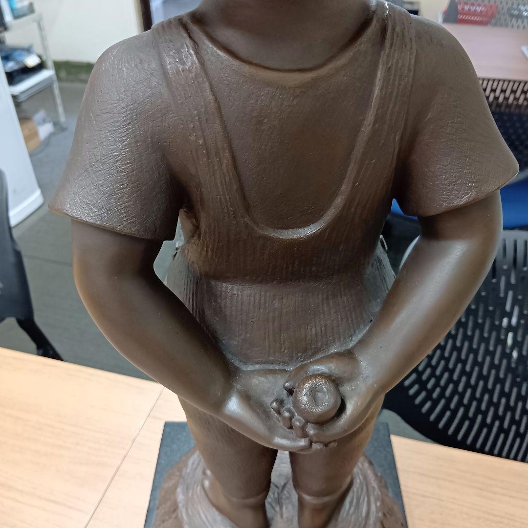 玉野勢三　ブロンズ　高さ約55cm　彫刻　銅像　置物