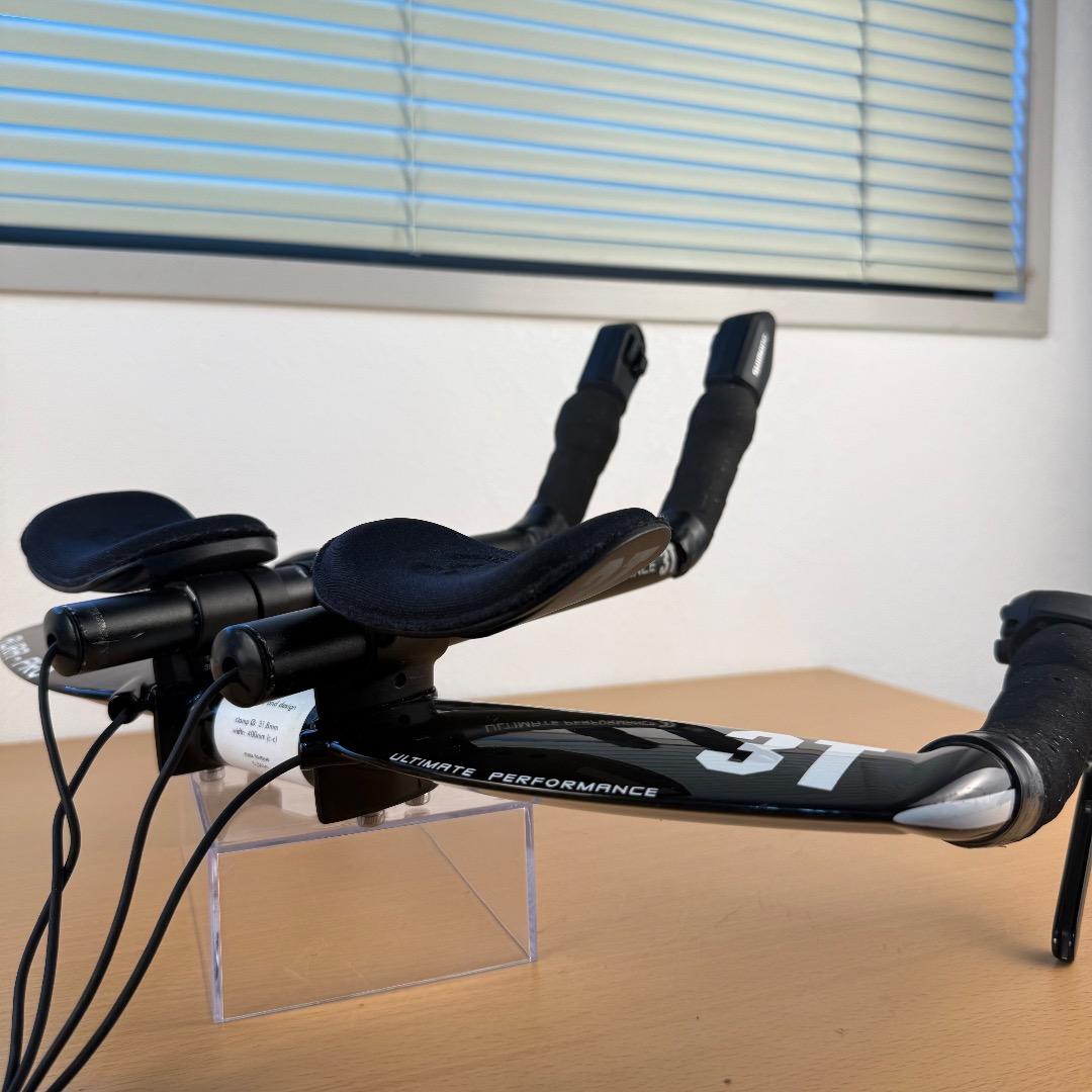 3T AURA カーボンDHハンドルバー＆Di2 電動変速 ブレーキレバーセット