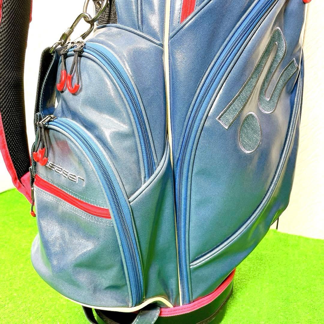 美品！Rosasen ロサーセン キャディバッグ スタンド付き　5分割　9型