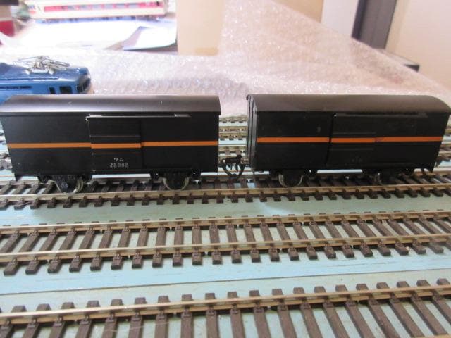 有蓋貨物列車セット （ワム系）HOゲージ（金属製・カツミ/エンドウ/つぼみ堂製）