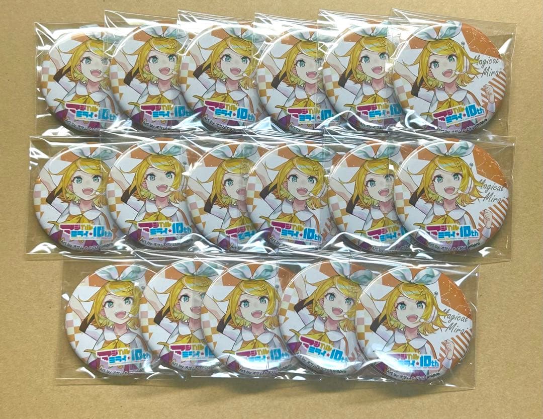 初音ミク マジカルミライ マジミラ 2022 リン 缶バッジ