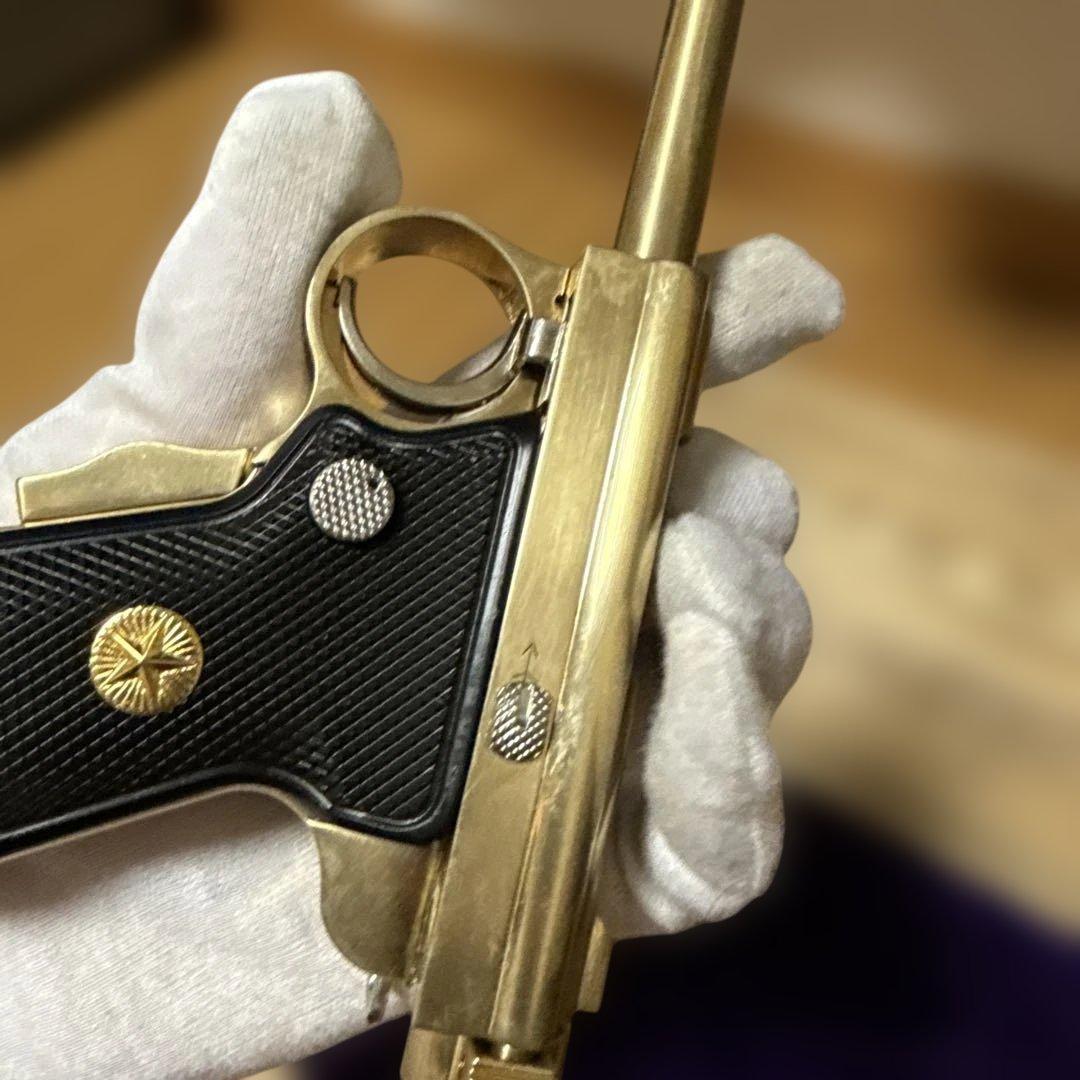 【装飾銃】【モデルガン】式槍南 金属製モデルガン 木箱付き