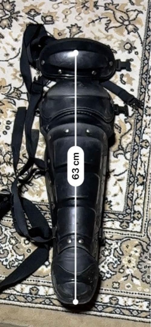 キャッチャー防具　3点セット　ブラック