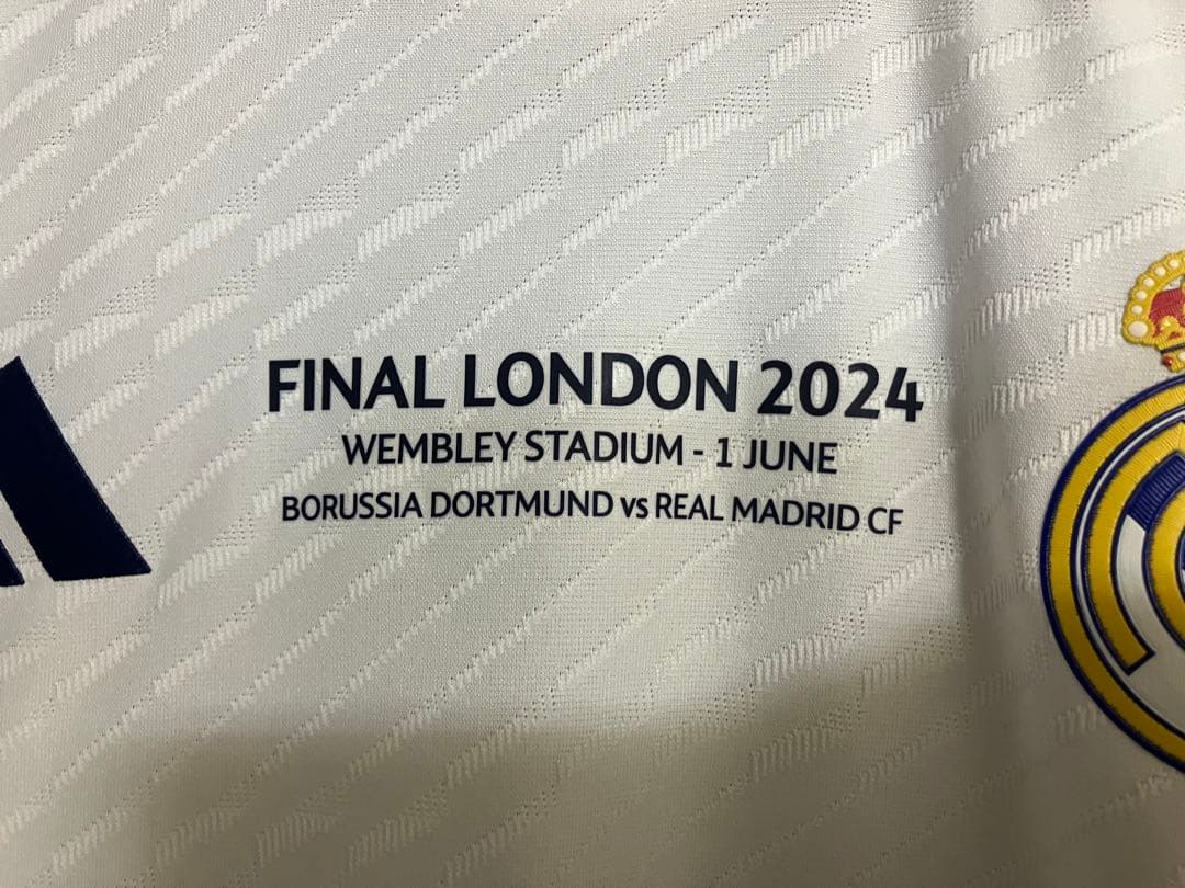 【正規品】 23/24 レアルマドリード CL決勝ユニフォーム オーセンティック
