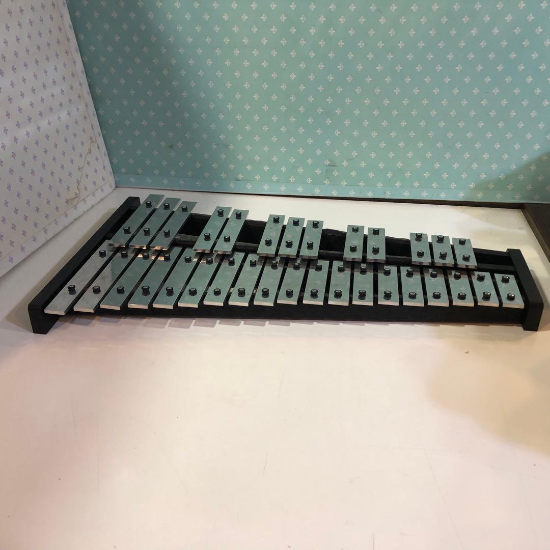 日本製 Saito サイトー 斉藤製作所 グロッケン 鉄琴 32鍵盤 マレット付