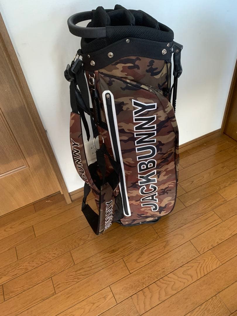 本日限定価格❗️JACK BUNNY 迷彩キャディバッグ