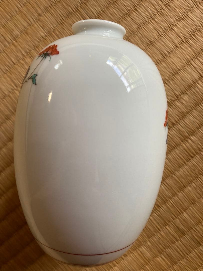 14代 酒井田柿右衛門 花瓶 ☆ USED