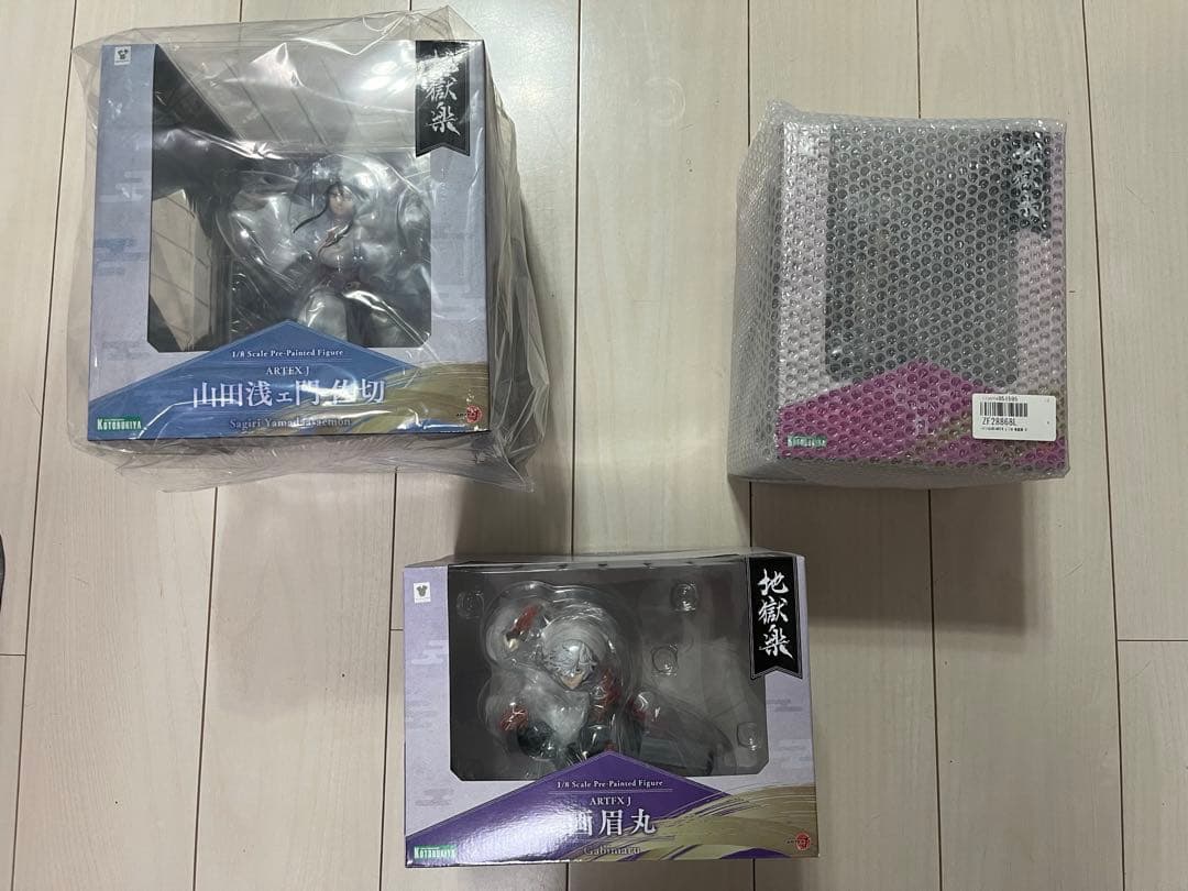 地獄楽 コトブキヤ ARTFX J フィギュア 杠 画眉丸 山田浅ェ門佐切