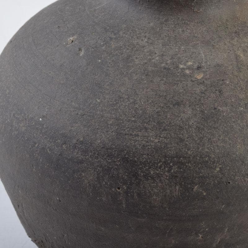 木苺ポンポン　朝鮮美術　須恵器　新羅土器　新羅無細土　壷　V　8930