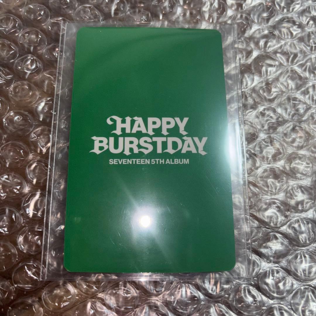 SEVENTEEN HAPPY BUSTDAY サイン会 当選 トレカ ウジ