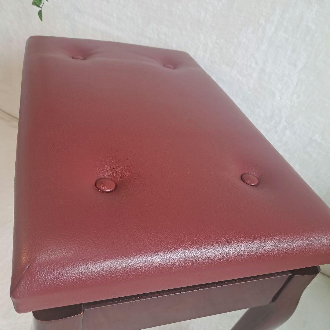 美品！ピアノ椅子 高さ調整可 猫足 マホガニー