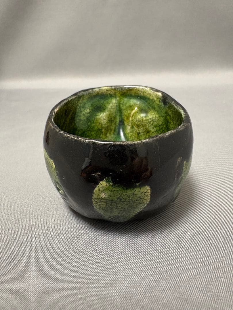 【値下】丸岡和吾　鬼ぐい呑　髑髏ぐい呑