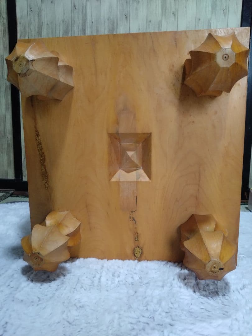 値下げ【囲碁】国産本榧　囲碁盤7.4寸板目　本蛤白石　那智黒石29号　囲碁セット