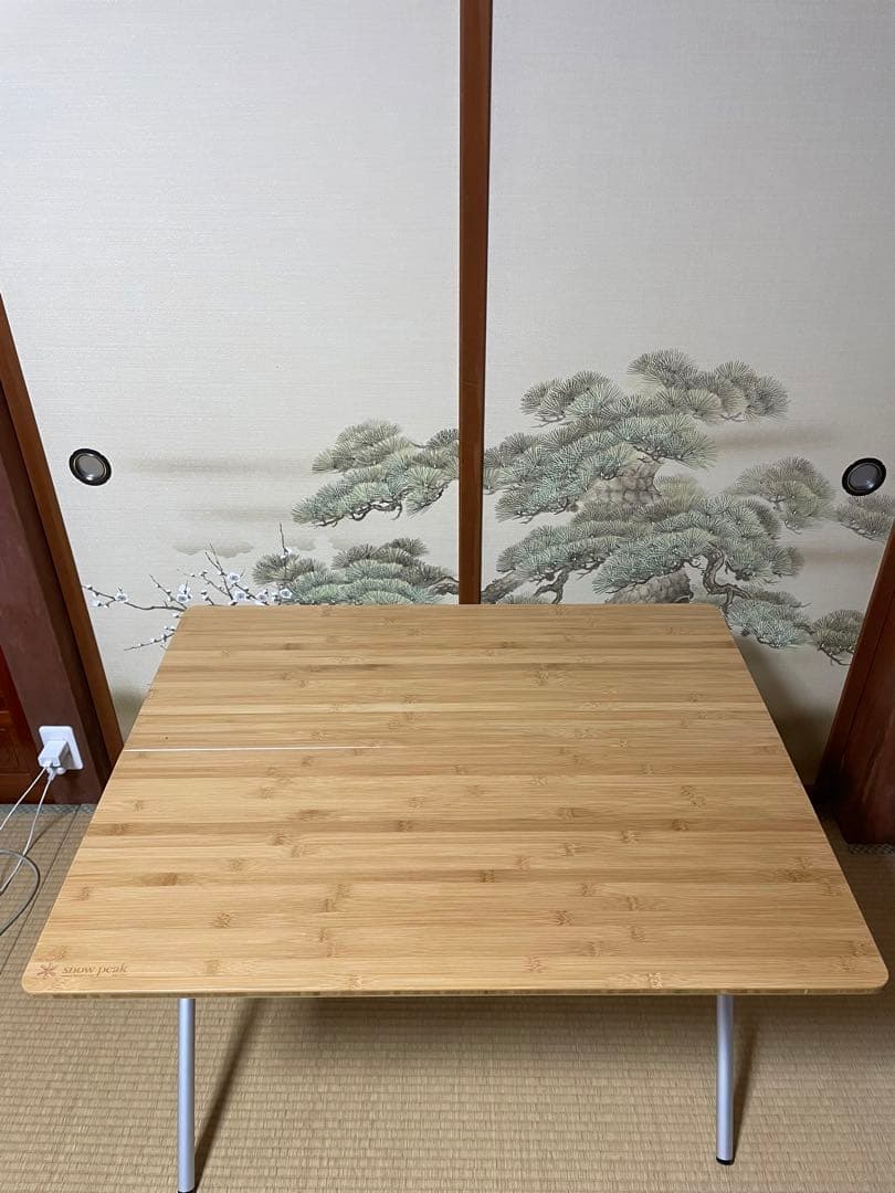 【未使用品】スノーピーク ワンアクションテーブル竹 LV-010T