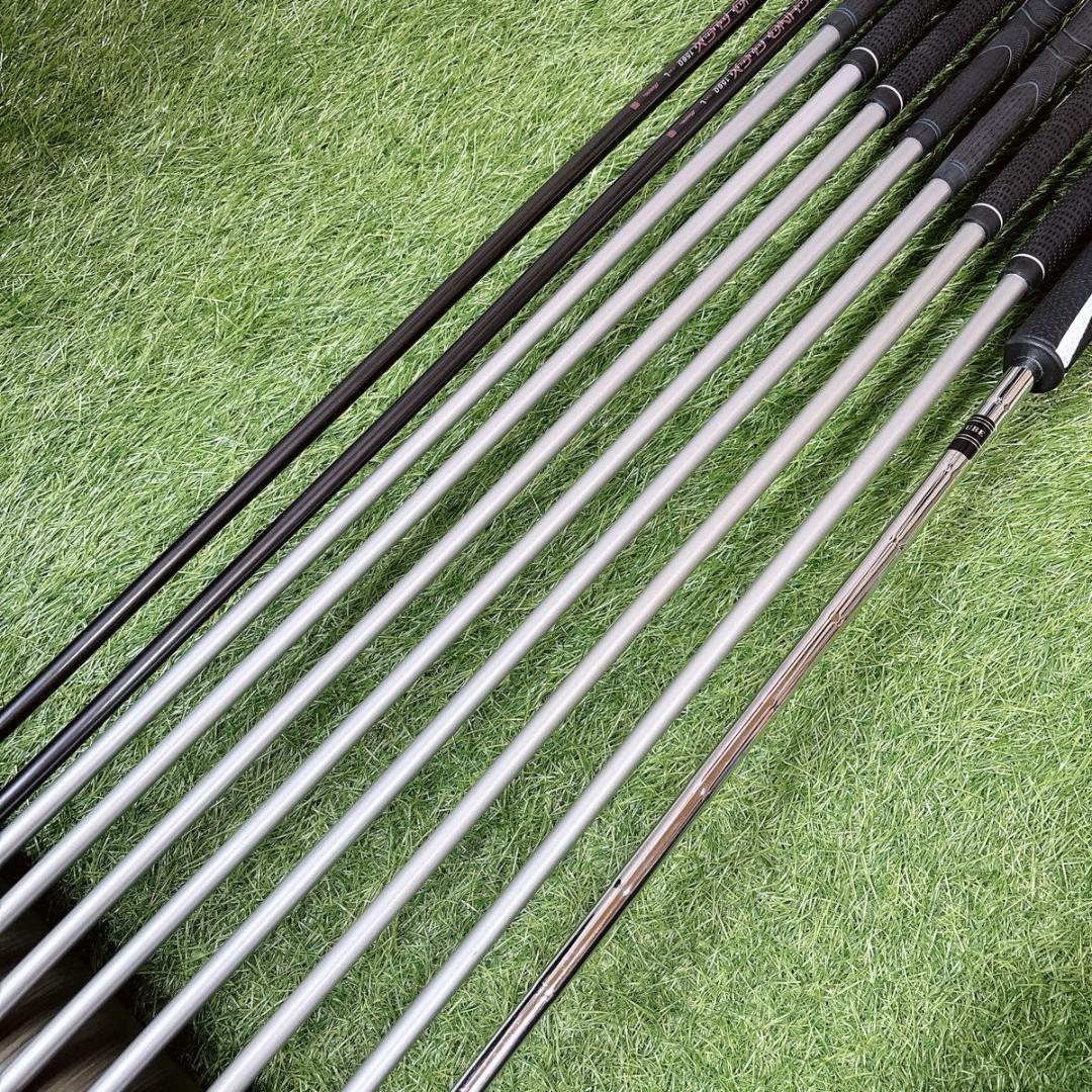 ミズノ ジオテック レディースゴルフ 10本 キャディバッグ付き L 右利き