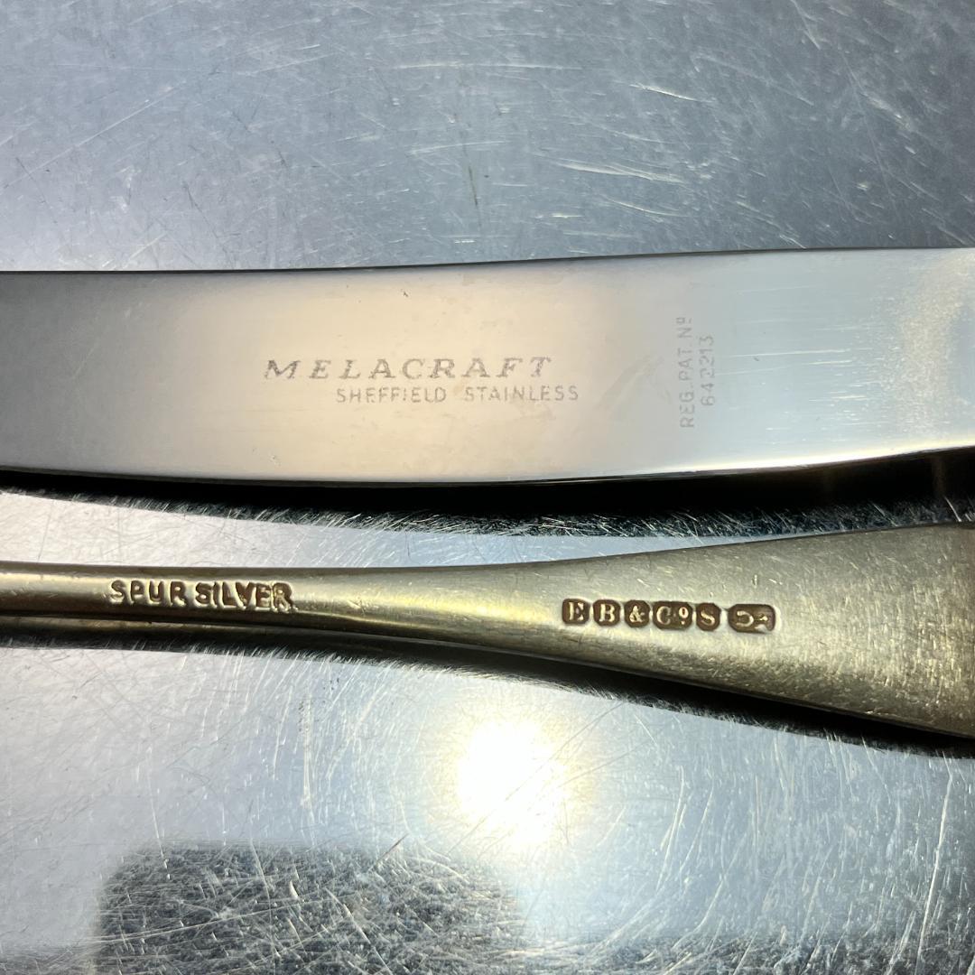 【E B & Co】パストリーセット12名用24本 【シルバープレート】