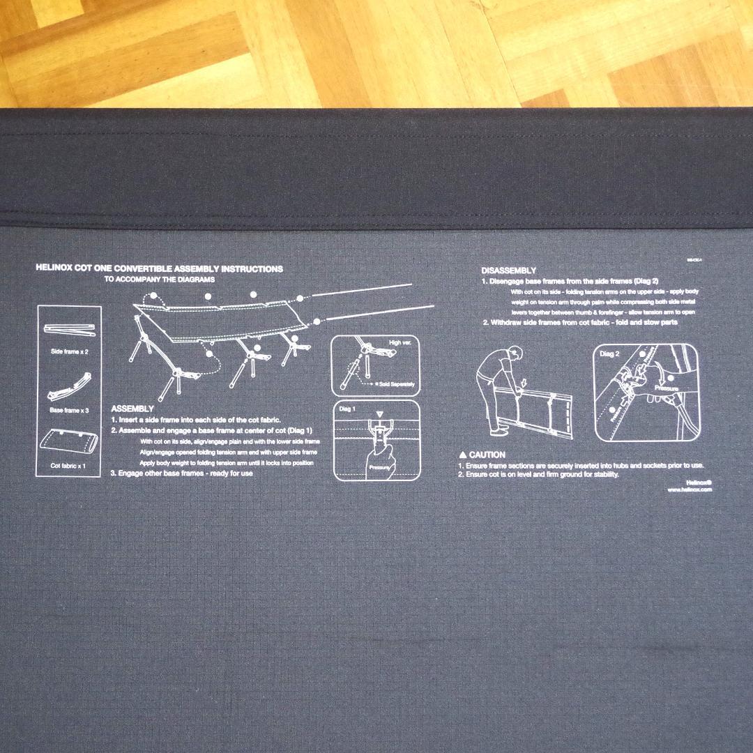 人気！ヘリノックス！コットワン コンバーチブル！別売コットレッグ12本付きです！