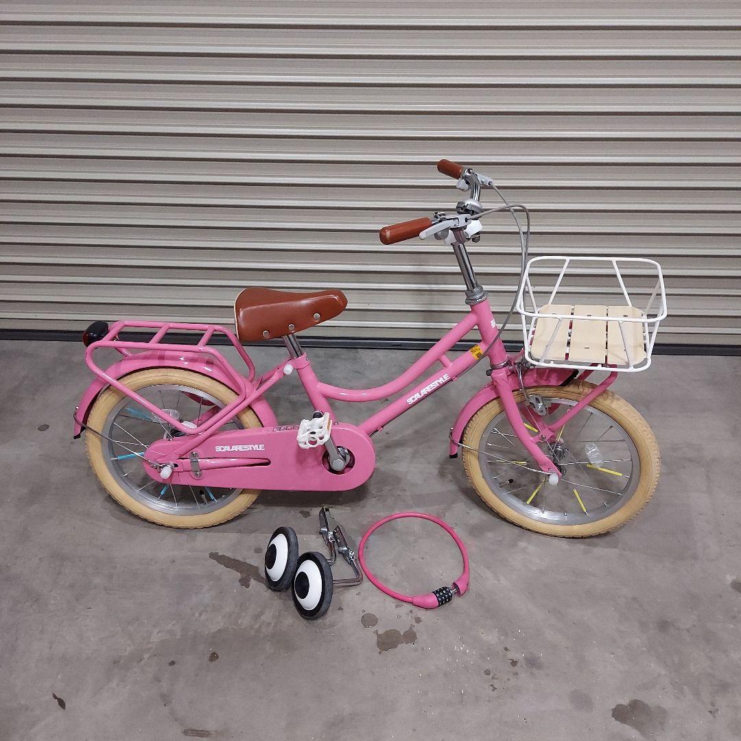 【美品】子供用自転車 ピンク 16インチ