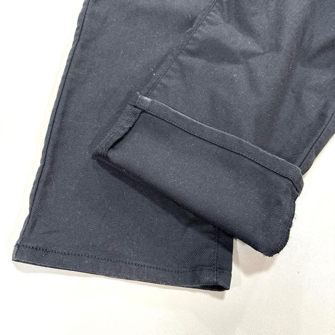 パーリーゲイツ　4/M メンズ　ロングパンツ　ブラック　刺繍ロゴ　バックロゴ