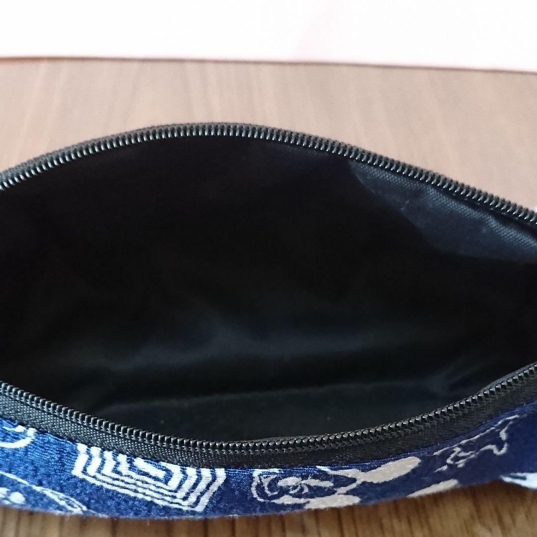 ディズニー ミッキー ペンケース 文房具 ちりめん生地