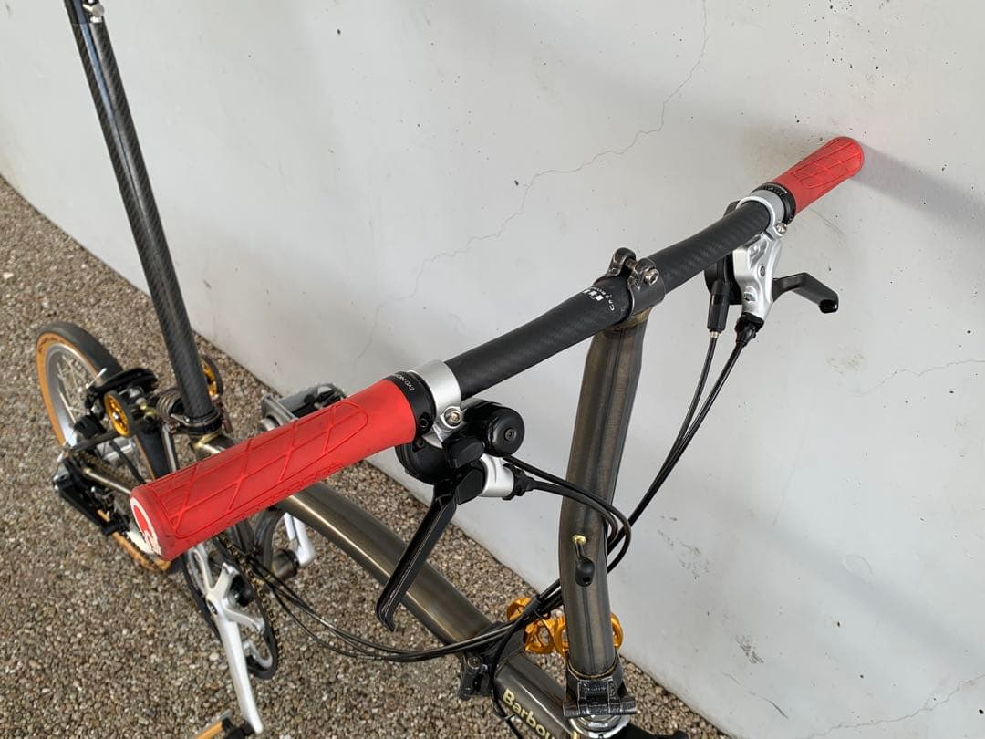 ■Brompton S6E Raw-Lacquer Barbour カスタム■