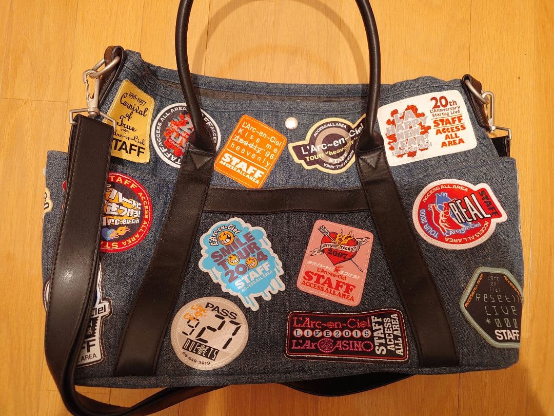 ラルクアンシエル　25周年　デニムパスバッグ