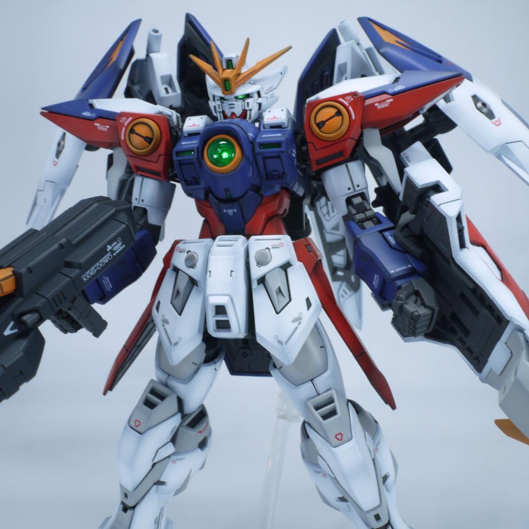 ガンプラ　RG ウイングガンダムゼロ　全塗装　完成品
